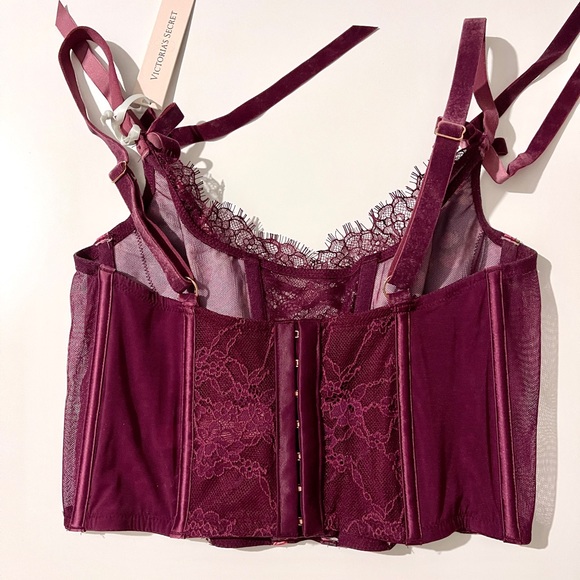 NEW, Victoria's Secret Corset Top in Peony Trellis - Picture 3 of 7